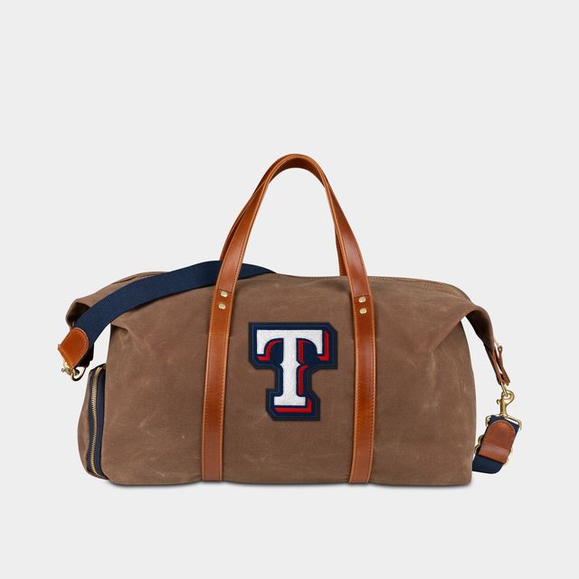 Texas Rangers "T" Waxed Canvas Field Bag