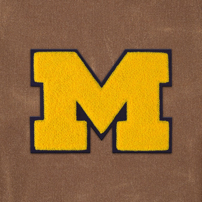 Michigan Wolverines Waxed Canvas Field Bag