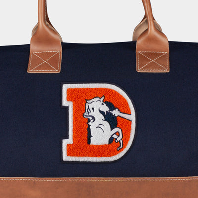 Close up of Denver Broncos Weekender Bag