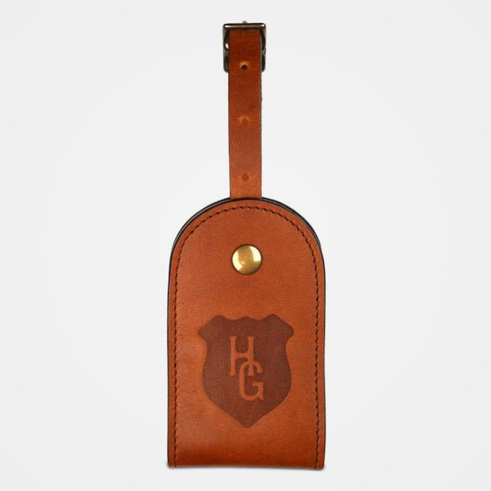 Heritage Gear "HG" Brown Luggage Tag