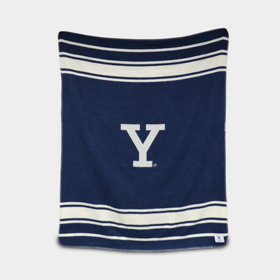 Yale Bulldogs Jacquard Wool Throw