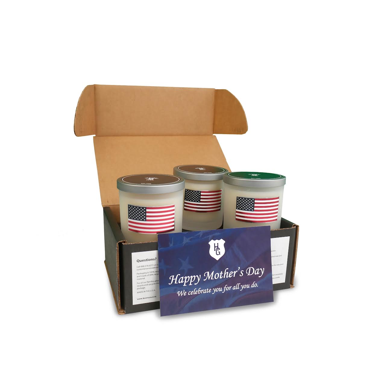 Patriotic Candle Set by Heritage Gear