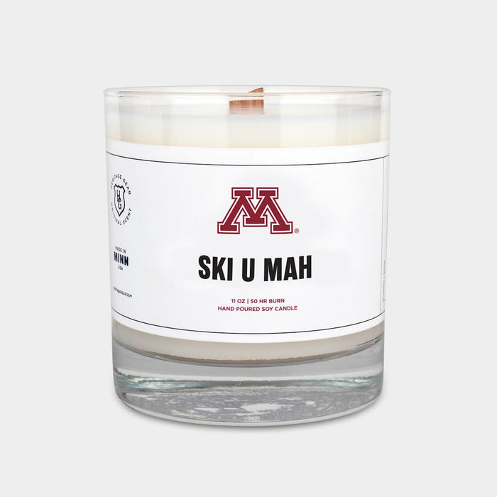 Minnesota Golden Gophers "Ski U Mah" Candle