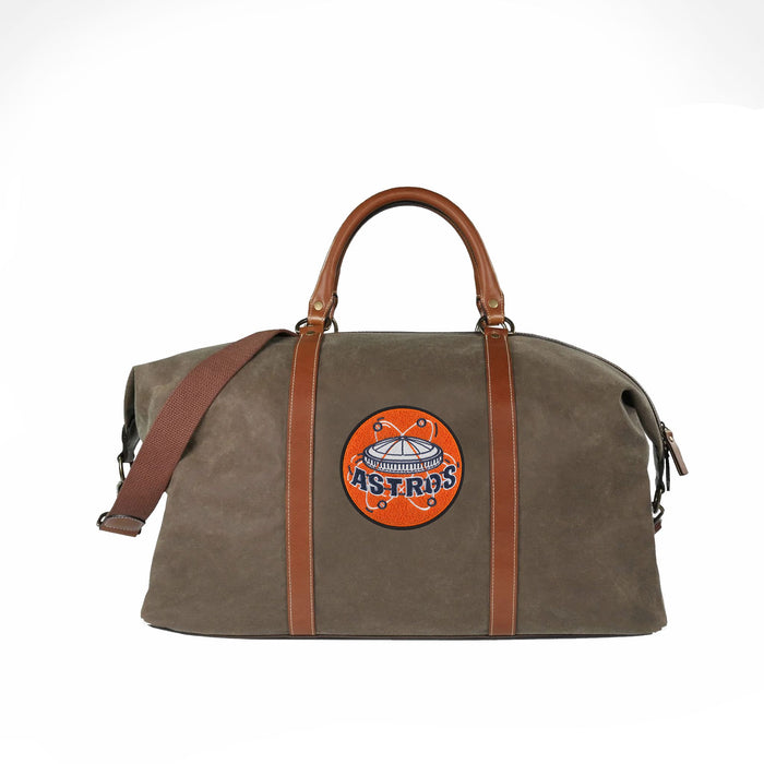 Houston Astros Vintage Pro Waxed Canvas Duffle Bag