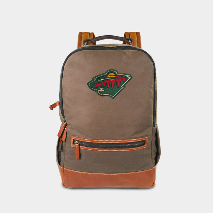 Minnesota Wild Pro Waxed Canvas Backpack