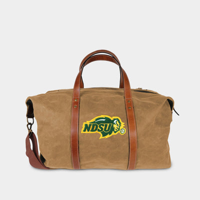North Dakota State Bison Waxed Canvas Field Bag