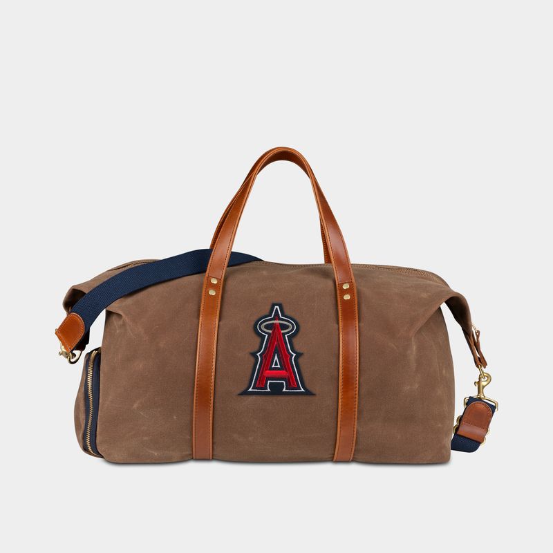 Los Angeles Angels "Halo A" Waxed Canvas Field Bag
