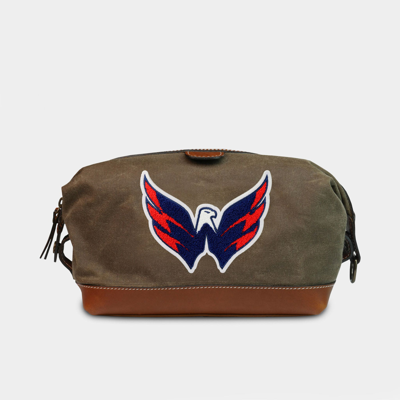 Washington Capitals Waxed Leather Shave Bag