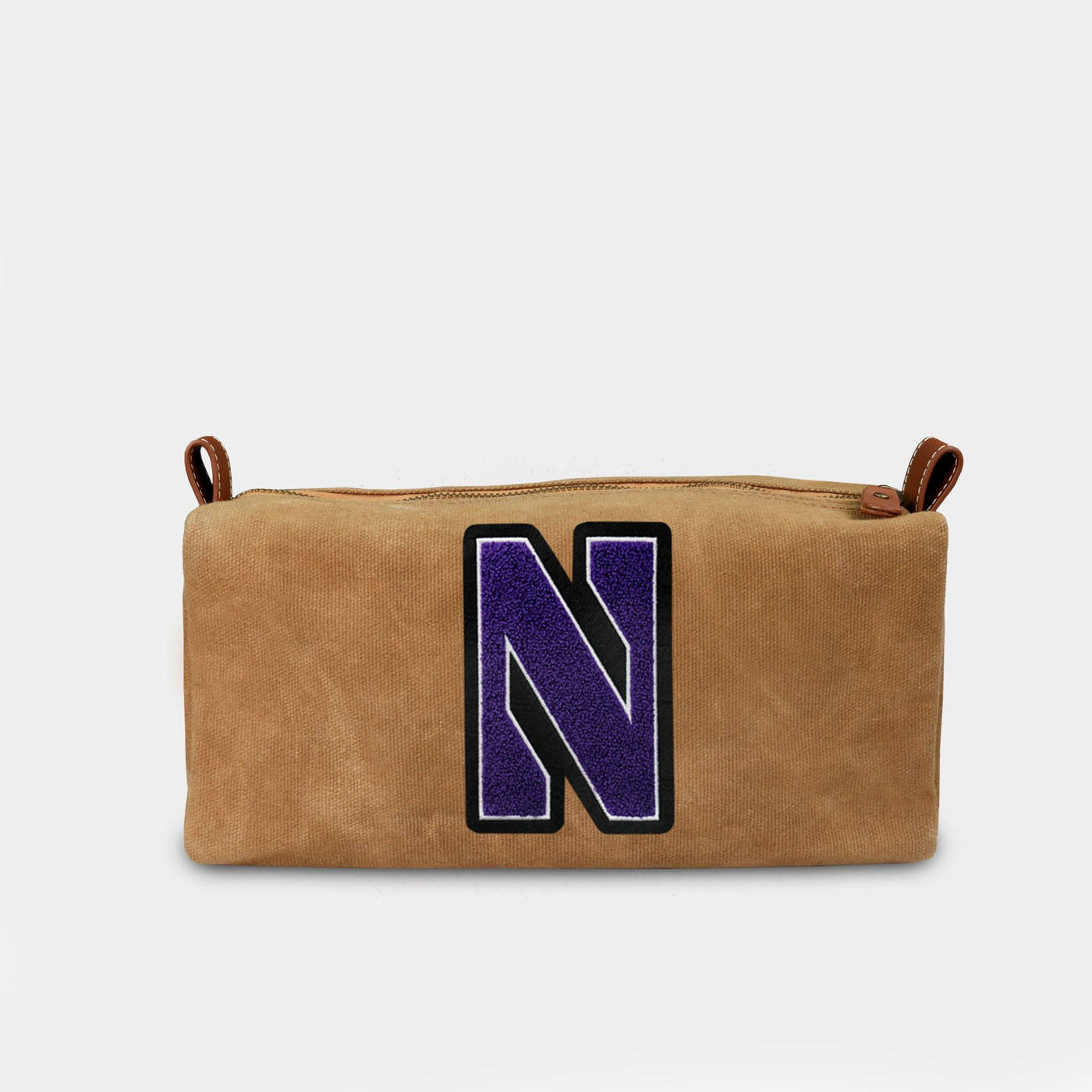 Northwestern Wildcats Waxed Canvas Dopp Kit