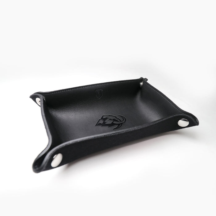 Utah Mammoth Black Leather with Black Wool Tray