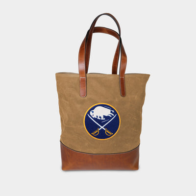 Buffale Sabres Waxed Canvas Tote