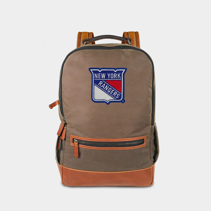 New York Rangers Pro Waxed Canvas Backpack