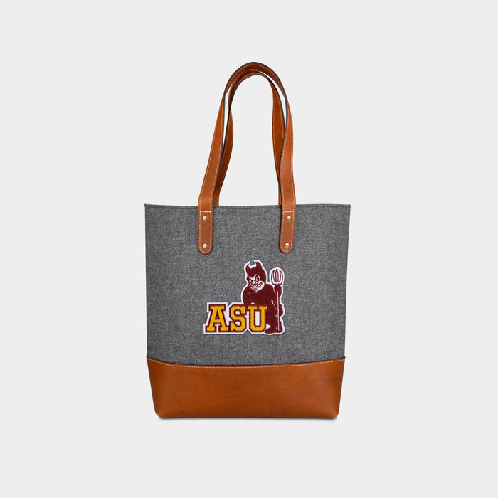 ASU Sun Devils "Sparky" Grey Tote