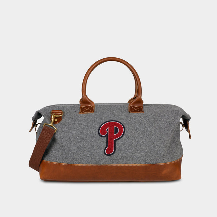 Philadelphia Phillies "P" Charcoal Duffle Bag