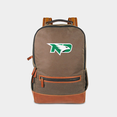 North Dakota Fighting Hawks Pro Waxed Canvas Backpack