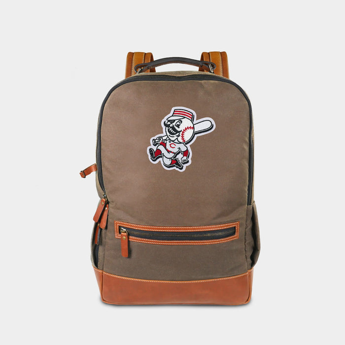 Cincinnati Reds "Mr. Redlegs" Pro Waxed Canvas Backpack