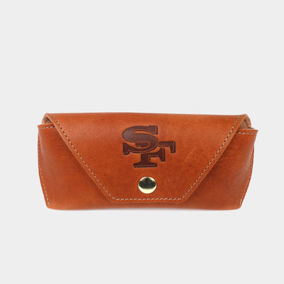 San Francisco 49ers Leather Eyeglass Case