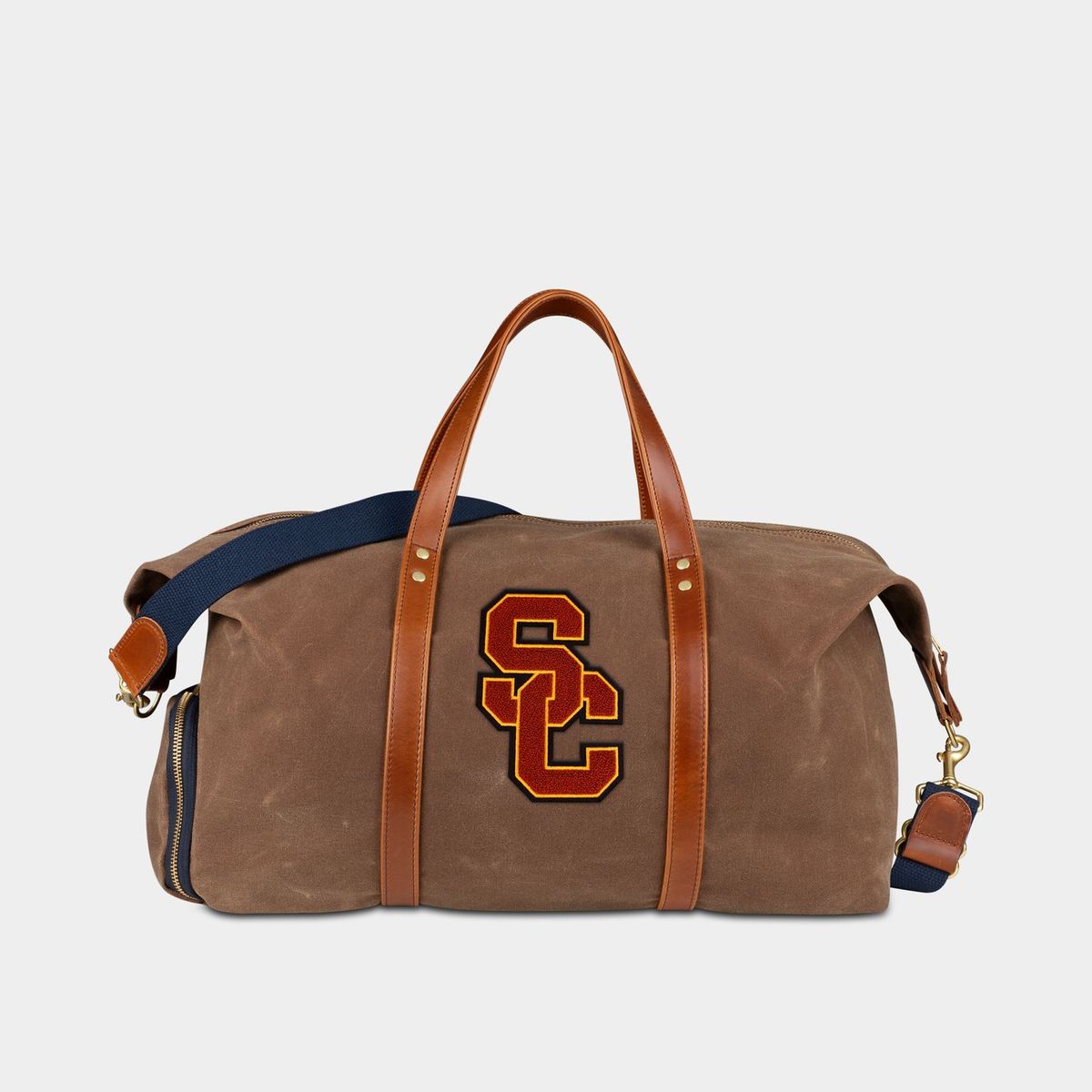 USC Trojans Waxed Canvas Field Bag