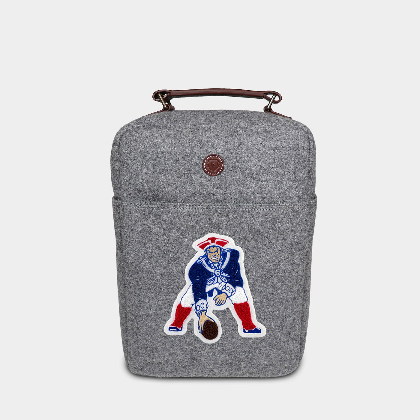 New England Patriots "Pat Patriot" Woolen Shoe Bag