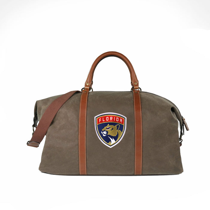 Florida Panthers Pro Waxed Canvas Duffle Bag