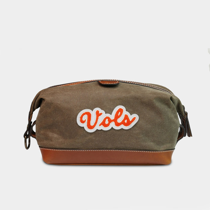 Tennessee Volunteers Vault "Vols" Pro Waxed Canvas Dopp Kit