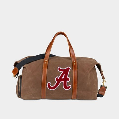 Alabama Crimson Tide Waxed Canvas Field Bag