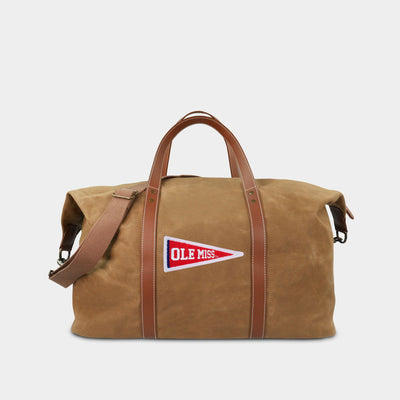 Ole Miss Rebels Vault "Pennant" Waxed Canvas Field Bag