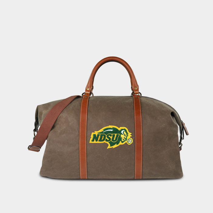 North Dakota State Bison Pro Waxed Canvas Duffle Bag