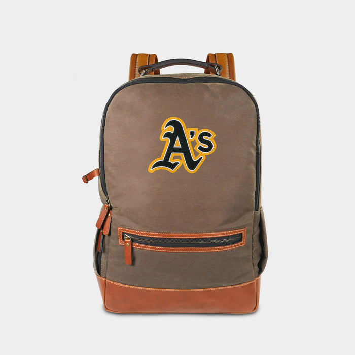 Oakland Athletics Pro Waxed Canvas Backpack