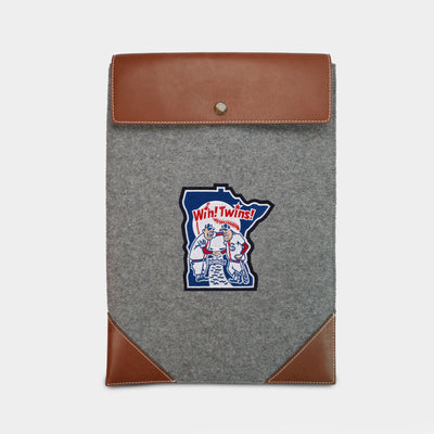 Minnesota Twins Cooperstown Collection "Win! Twins!" Laptop Folio Sleeve