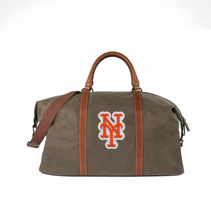 New York Mets "NY" Pro Waxed Canvas Duffle Bag