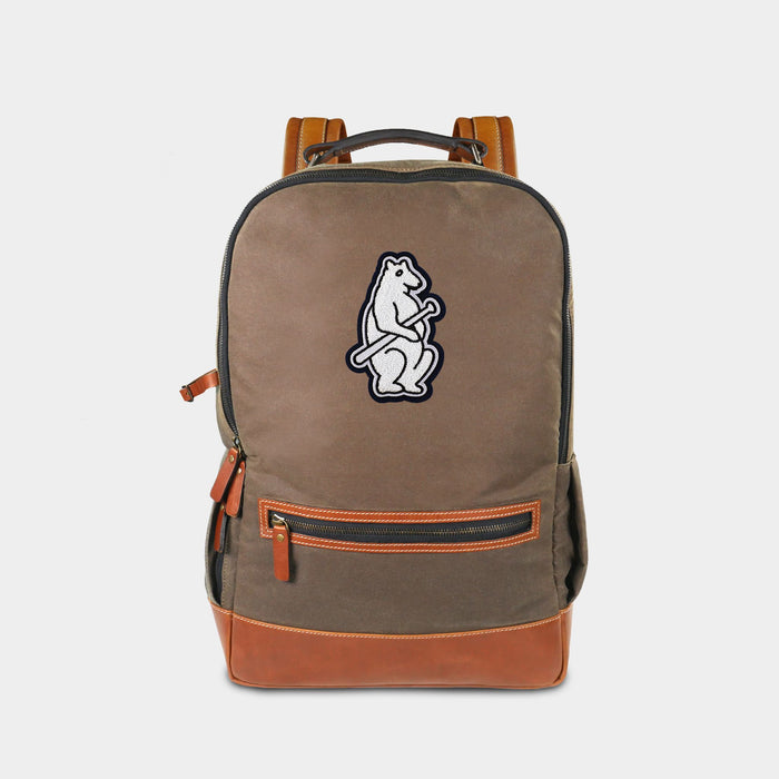 Chicago Cubs Cooperstown "Vintage Cub" Pro Waxed Canvas Backpack
