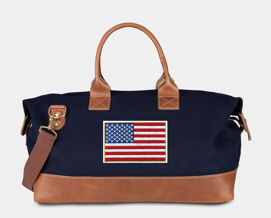 Heritage Gear USA American Flag Weekender Duffle Bag