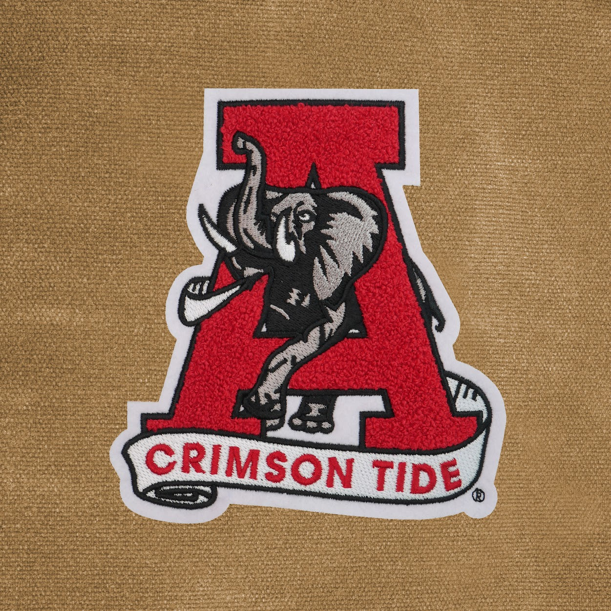 Alabama Crimson Tide Vault "Elephant" Waxed Canvas Field Bag