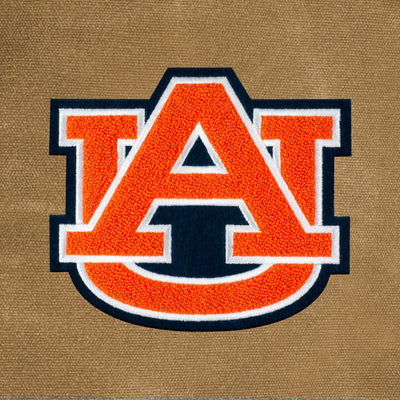 Auburn Tigers "AU" Waxed Canvas Field Bag