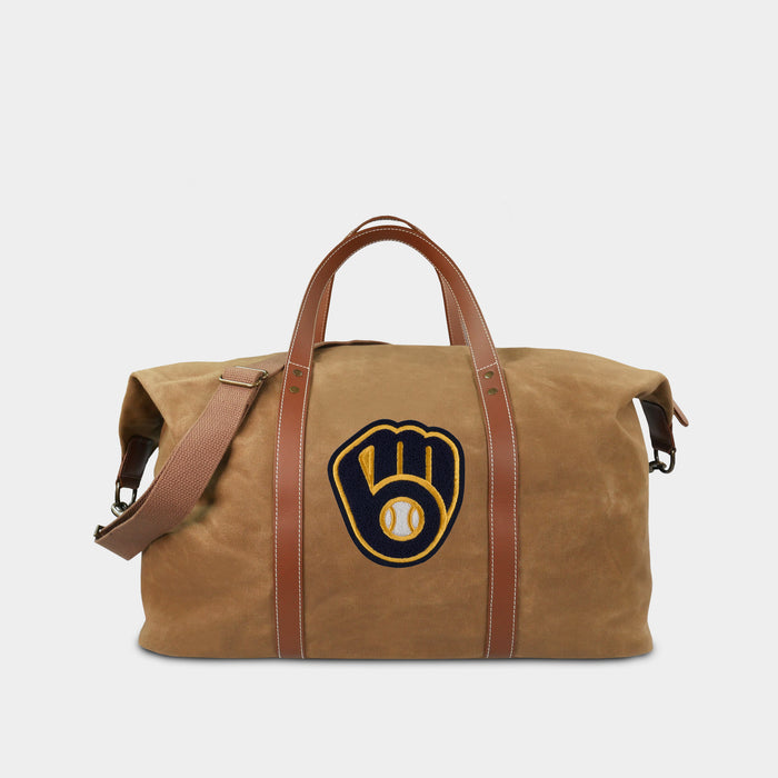 Milwaukee Brewers "Ball-in-Glove" Canvas Field Bag