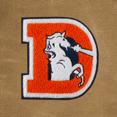 Denver Broncos "D" Waxed Canvas Field Bag