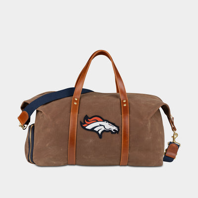 Denver Broncos Waxed Canvas Field Bag