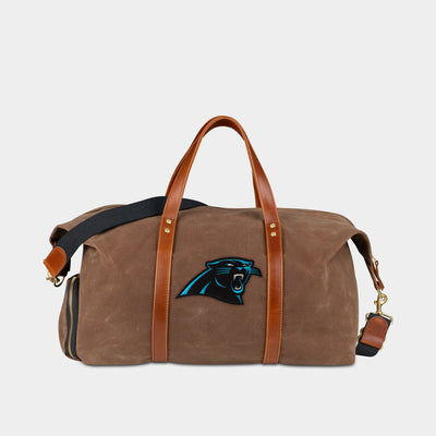 Carolina Panthers Waxed Canvas Field Bag