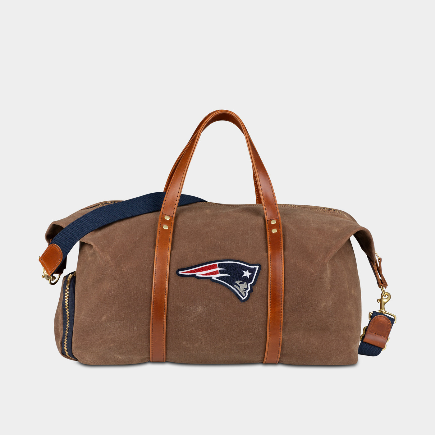 New England Patriots Waxed Canvas Field Bag