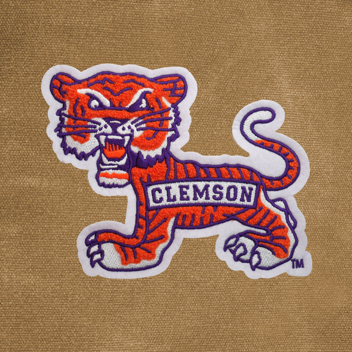Clemson University Vintage Canvas Club Bag