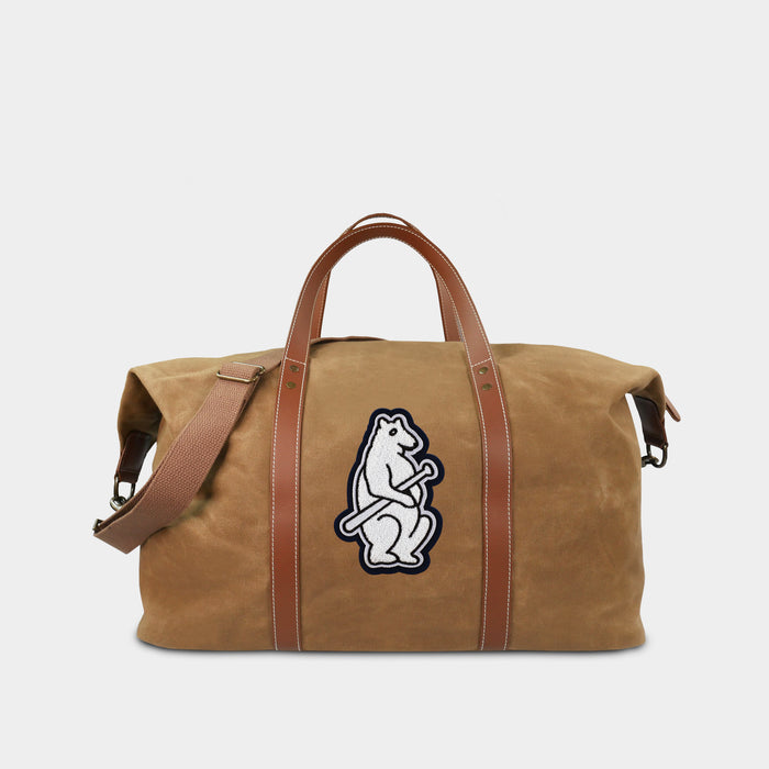 Chicago Cubs Cooperstown Collection "Vintage Cub" Canvas Field Bag