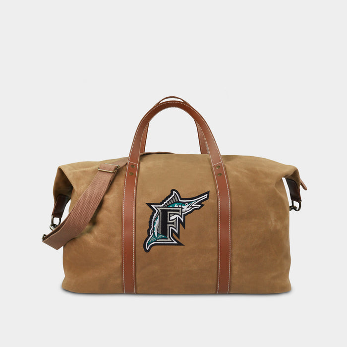 Miami Marlins Cooperstown Collection Canvas Field Bag