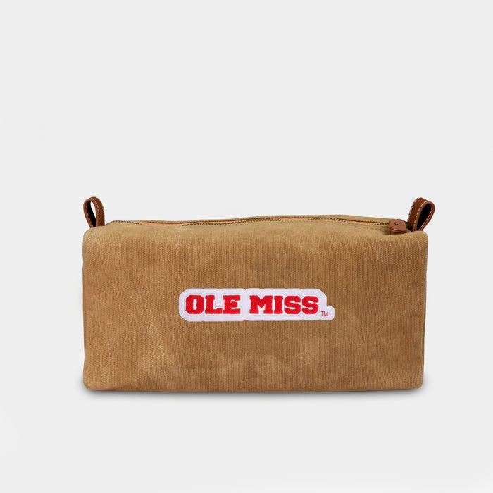 Ole Miss Rebels Block Vault Canvas Dopp Kit