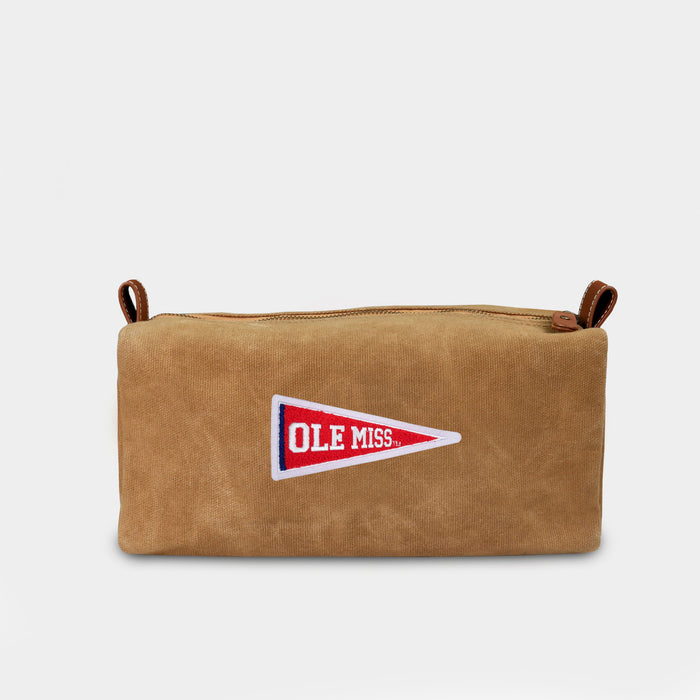 Ole Miss Rebels Pennant Vault Canvas Dopp Kit