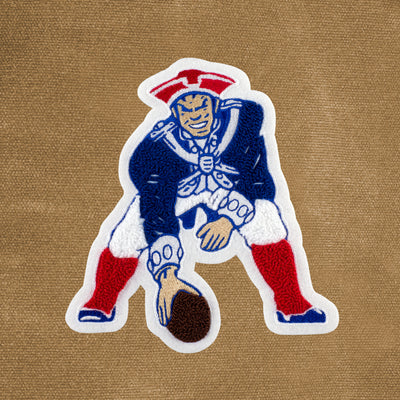 New England Patriots "Pat Patriot" Waxed Canvas Field Bag