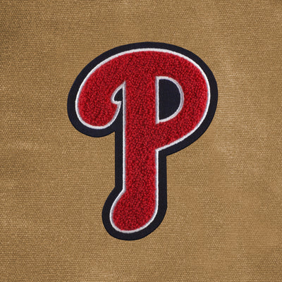 Philadelphia Phillies "P" Waxed Canvas Field Bag
