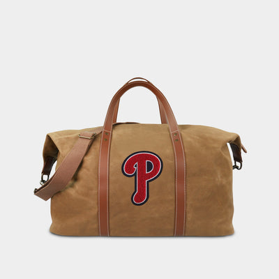 Philadelphia Phillies "P" Waxed Canvas Field Bag