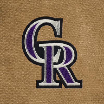 Colorado Rockies Waxed Canvas Field Bag