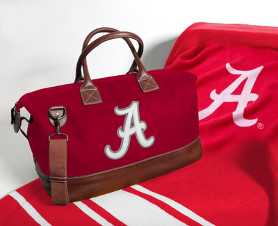 Alabama Crimson Tide Weekender and Jacquard Blanket Set